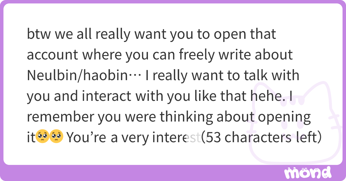 btw we all really want you to open that account where you can freely ...